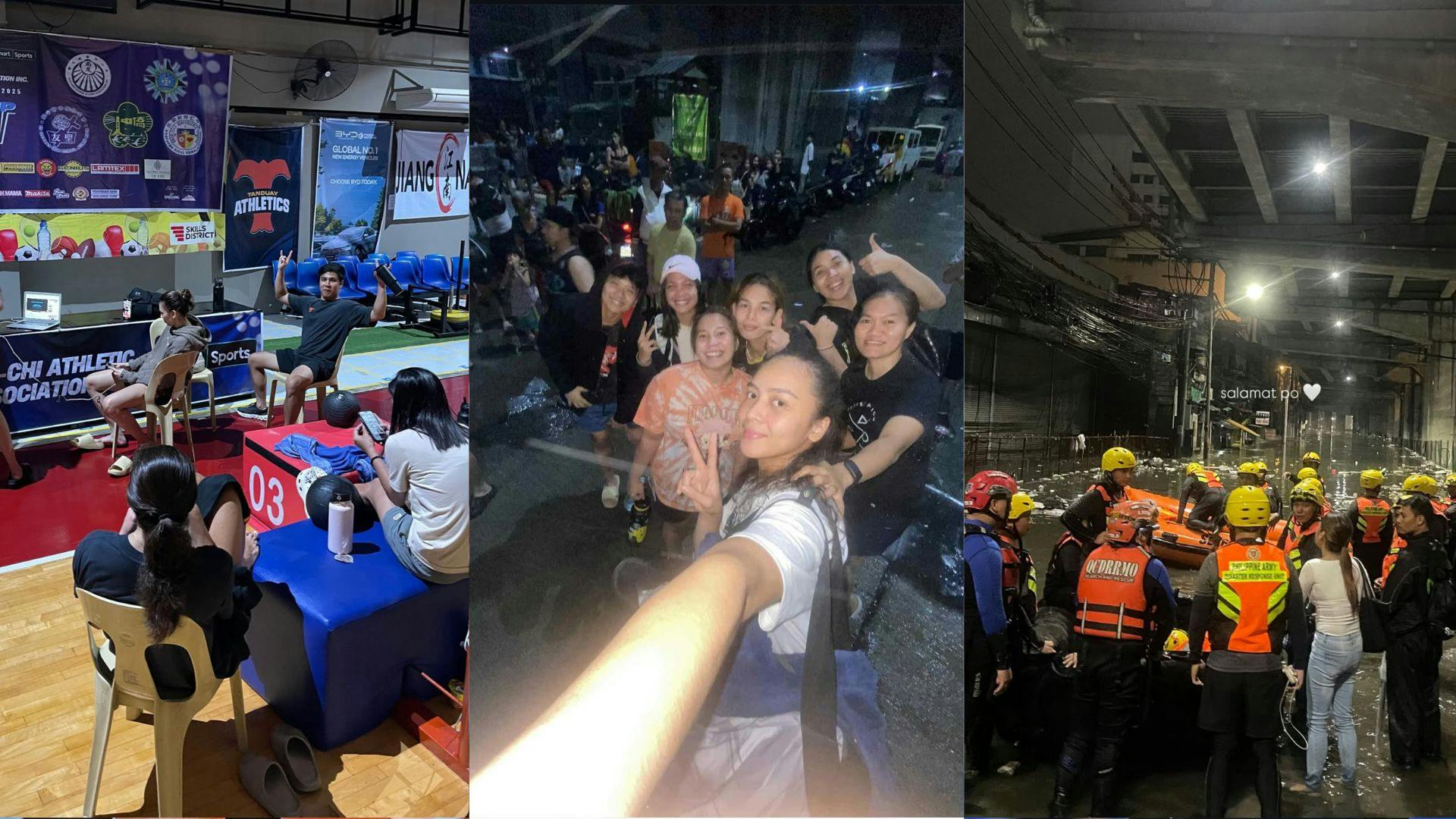 PLDT High Speed Hitters rescued after getting stranded by flood in Quezon City